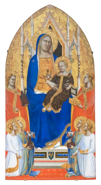 Madone et Enfant en majesté avec sainte Marie-Madeleine, sainte Catherine d