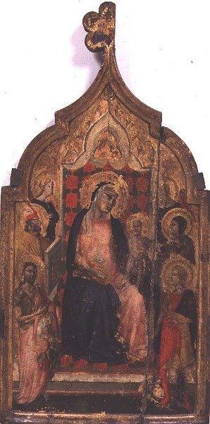 Madone et Enfant avec des Saints - Taddeo Gaddi