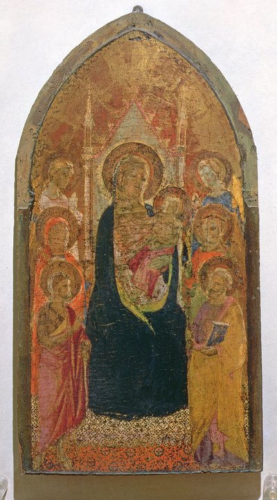 Madone et enfant avec des saints - Taddeo Gaddi