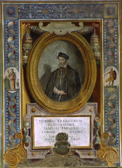 Portrait de Henri II de France - Taddeo Zuccari