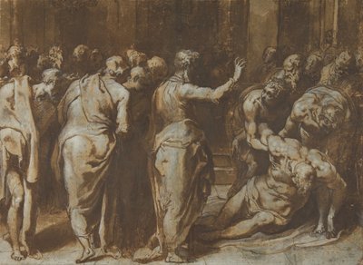Saint Paul ressuscitant Eutychus, 1529-66 - Taddeo Zuccaro