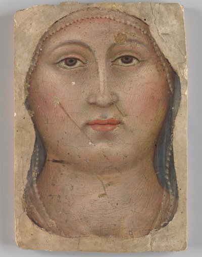 Tête de la Vierge, vers 1397 - Taddeo di Bartolo