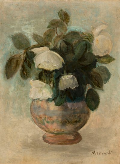 Roses blanches - Tadeusz Makowski