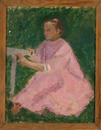 Mädchen im rosa Kleid - Tadeusz Makowski