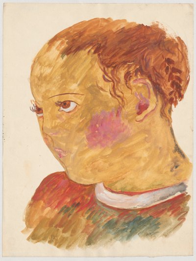Mädchenkopf - Tadeusz Makowski