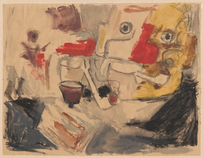 Pfeife rauchend - Tadeusz Makowski