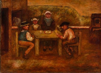 Repas des paysans - Tadeusz Makowski