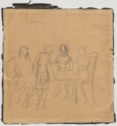 Am Tisch - Tadeusz Makowski