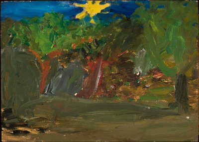 Sonne über dem Garten - Tadeusz Makowski