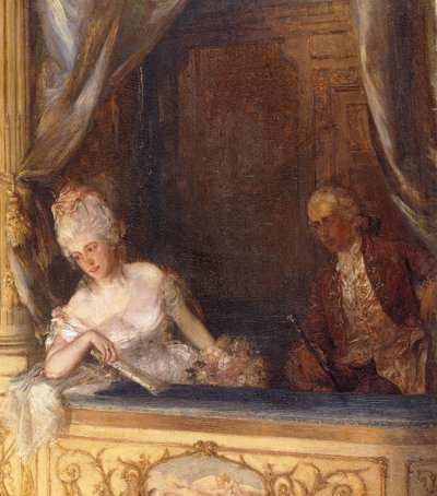 Une loge à Old Drury Lane - Talbot Hughes