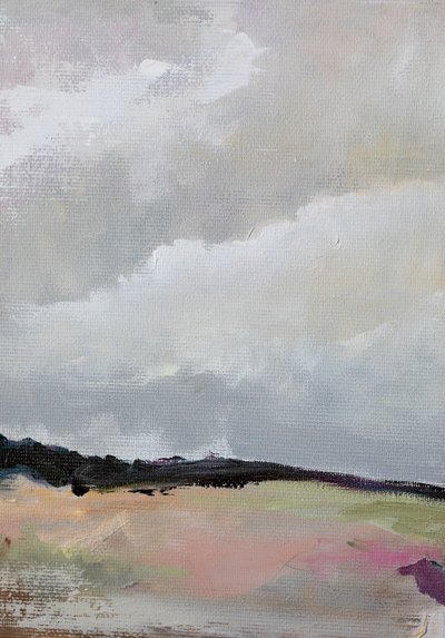 Paysage nuageux aux couleurs pastel - Tamar Green