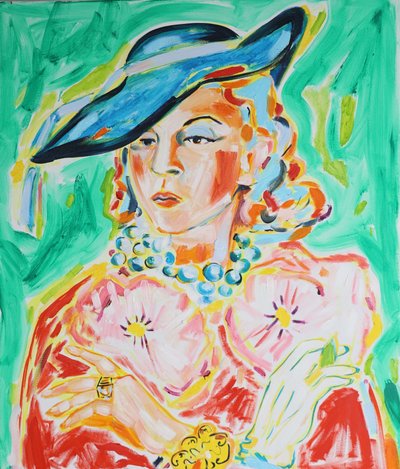 Chapeau bleu élégant pour femme - Tamara Jare