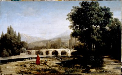 Dante et la rivière Entella ou Passage Illustration du Purgatoire dans « La divine comédie » de Dante Alighieri (1265-1321) - Tammar Luxoro