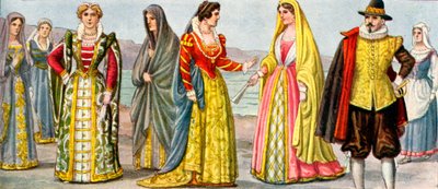 Costume italien du 17ème siècle - Tancredi Scarpelli