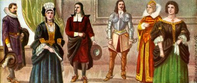 Costume italien du XVIIe siècle - Tancredi Scarpelli