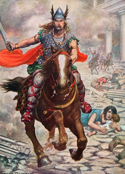 Attila le Hun rasant Aquila - Tancredi Scarpelli