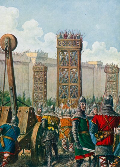 Le général byzantin Bélisaire conquérant Rome en 536 - Tancredi Scarpelli