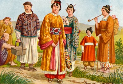 Costumes chinois - Paysans et citadins - Tancredi Scarpelli