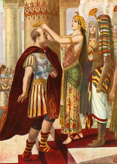 Cléopâtre accueillant César - Tancredi Scarpelli