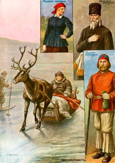 Costumes de Norvège et de Laponie - Tancredi Scarpelli