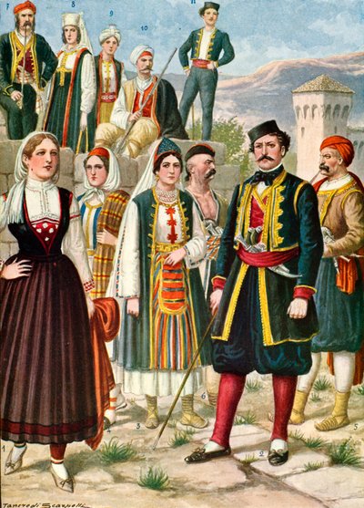 Costumes de Dalmatie et des Morlacchi - Tancredi Scarpelli