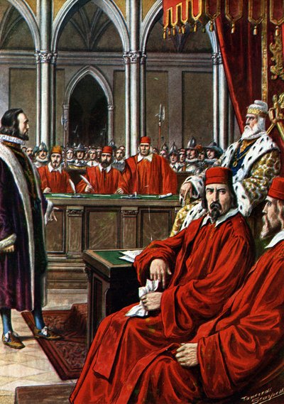 Guerre de Crète : le procès de Francesco Morosini après le siège de Candie, accusé de lâcheté et de trahison à son retour à Venise - Tancredi Scarpelli