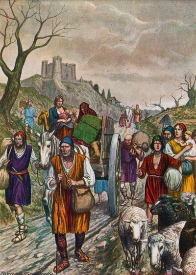 Fuyant les musulmans - Tancredi Scarpelli