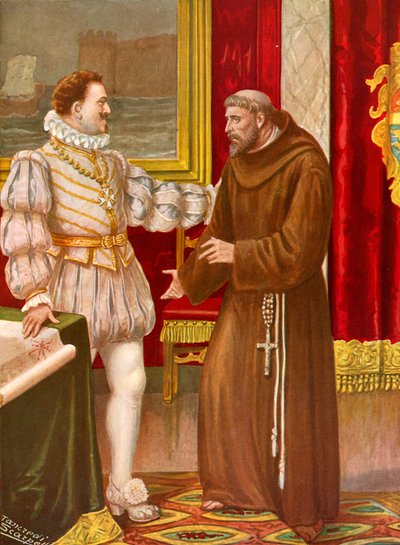 Fra Mauro del Sinai reçu par le roi du Portugal - Tancredi Scarpelli