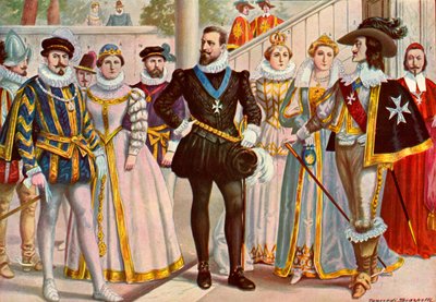 Costumes français des 16ème et 17ème siècles - Tancredi Scarpelli