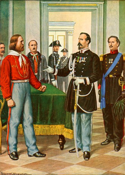 Garibaldi et le général La Marmora - Tancredi Scarpelli