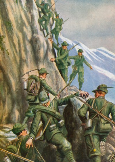Troupes de montagne italiennes héroïques - Tancredi Scarpelli