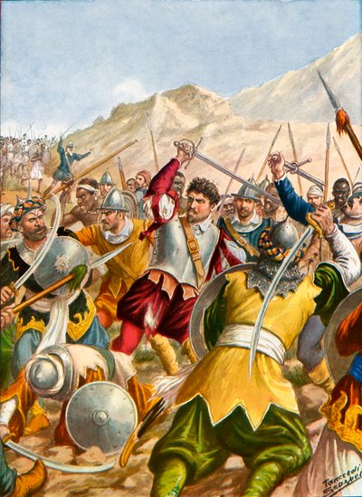Héroïsme du jeune capitaine Christoforo de Gama - Tancredi Scarpelli