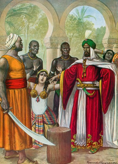 Ibn-Timnah menace de couper les veines des bras de sa femme Meimuna - Tancredi Scarpelli