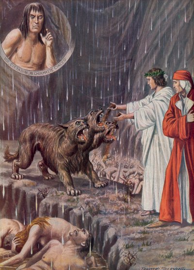 Illustration pour la Divine Comédie de Dante - Tancredi Scarpelli