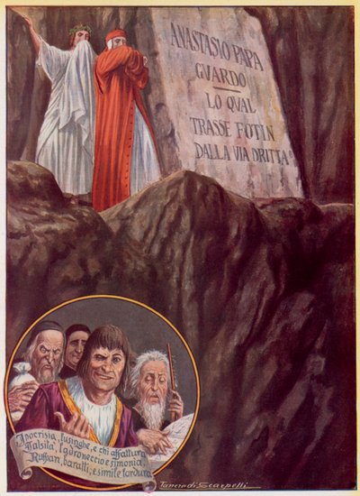 Illustration pour la Divine Comédie de Dante - Tancredi Scarpelli