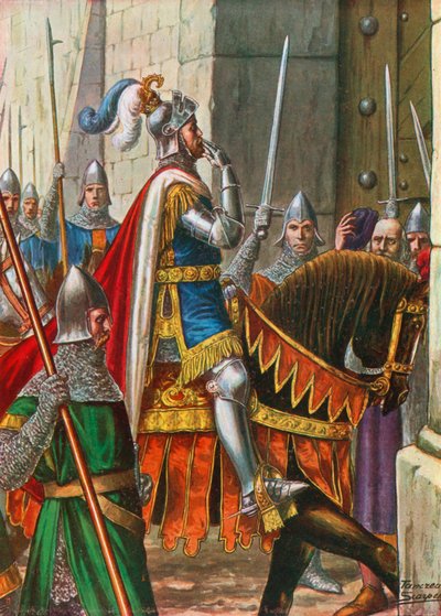 En 1237, Ezzelino da Romano, allié de Frédéric II, entre à Padoue - Tancredi Scarpelli