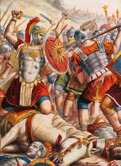 Lucullus combattant pour arrêter l