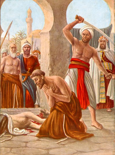 Martyr de frère Jacopo de Padova en Inde - Tancredi Scarpelli