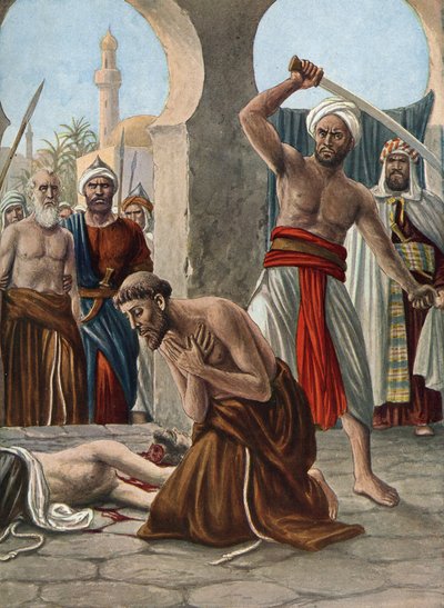 Martyr des missionnaires chrétiens en Inde - Tancredi Scarpelli