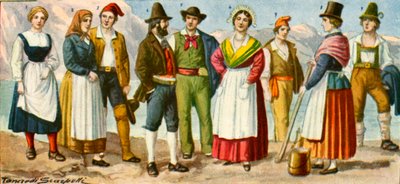 Costume régional italien - Tancredi Scarpelli