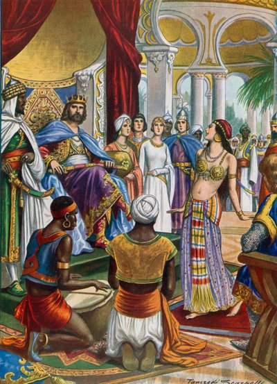 Roger II de Sicile entouré de splendeur orientale - Tancredi Scarpelli