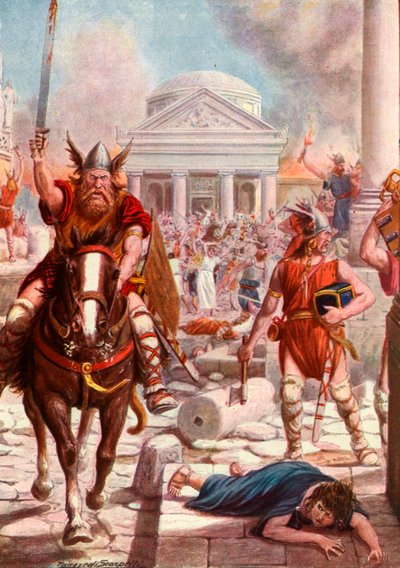 Rome envahie par les Barbares - Tancredi Scarpelli