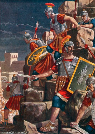 La prise de Jérusalem par les Romains sous la direction de Titus - Tancredi Scarpelli