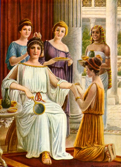 Toilette de femme dans la Rome antique - Tancredi Scarpelli