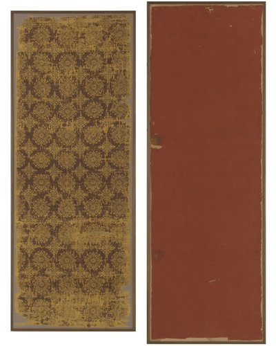 Fragment de brocart - Tang Dynasty Chinese School