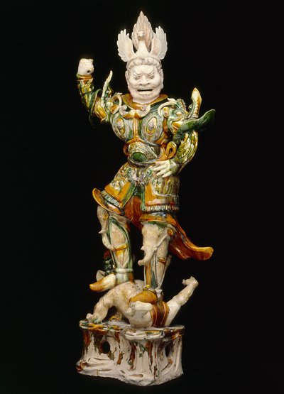 Lokapala (Gardien céleste) - Tang Dynasty Chinese School