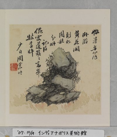 Album de roches merveilleuses - Tang Zhou