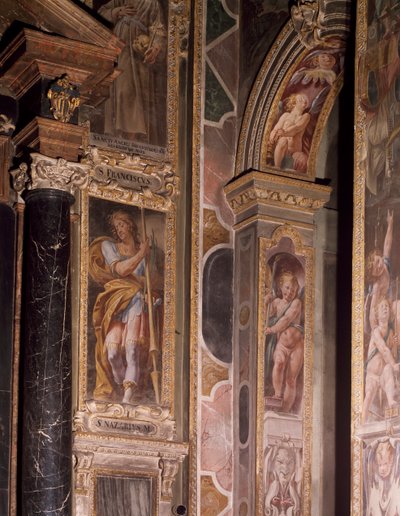 Fresques dans la Chapelle de l