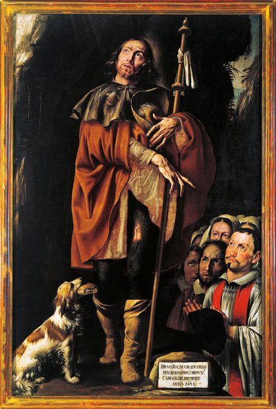 Italie, Varallo, peinture de Saint Roch - Tanzio da Varallo
