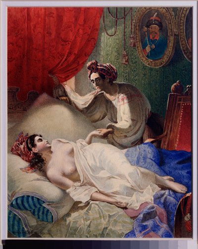 Illustration pour le poème "Poltava" de Alexandre Pouchkine - Taras Grigoryevich Shevchenko